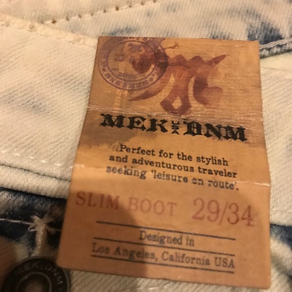 NWT MEK slim boot jeans - Picture 6 of 6